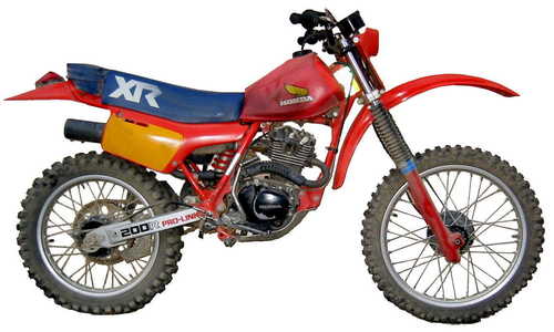 Product picture  XR80R-XR100R 1985-1997  Workshop Repair Manual